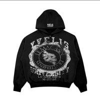 YVÉLIS Essential Heavyweight Hoodie - BLACK